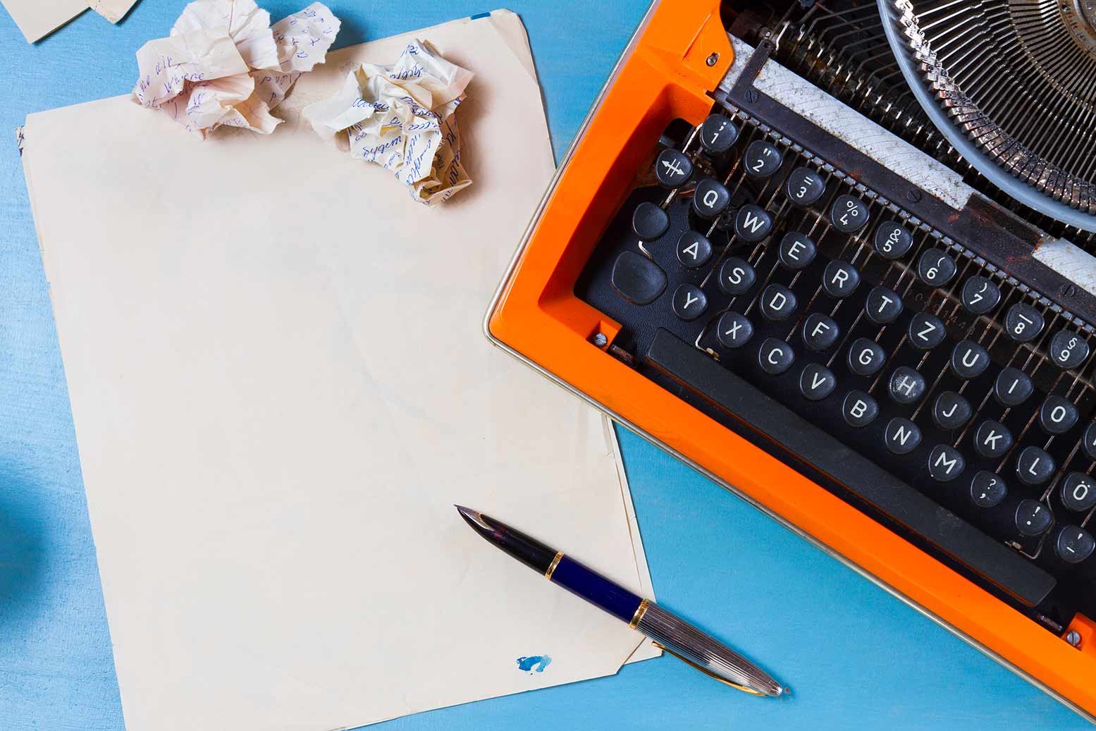 Typewriter and stationery